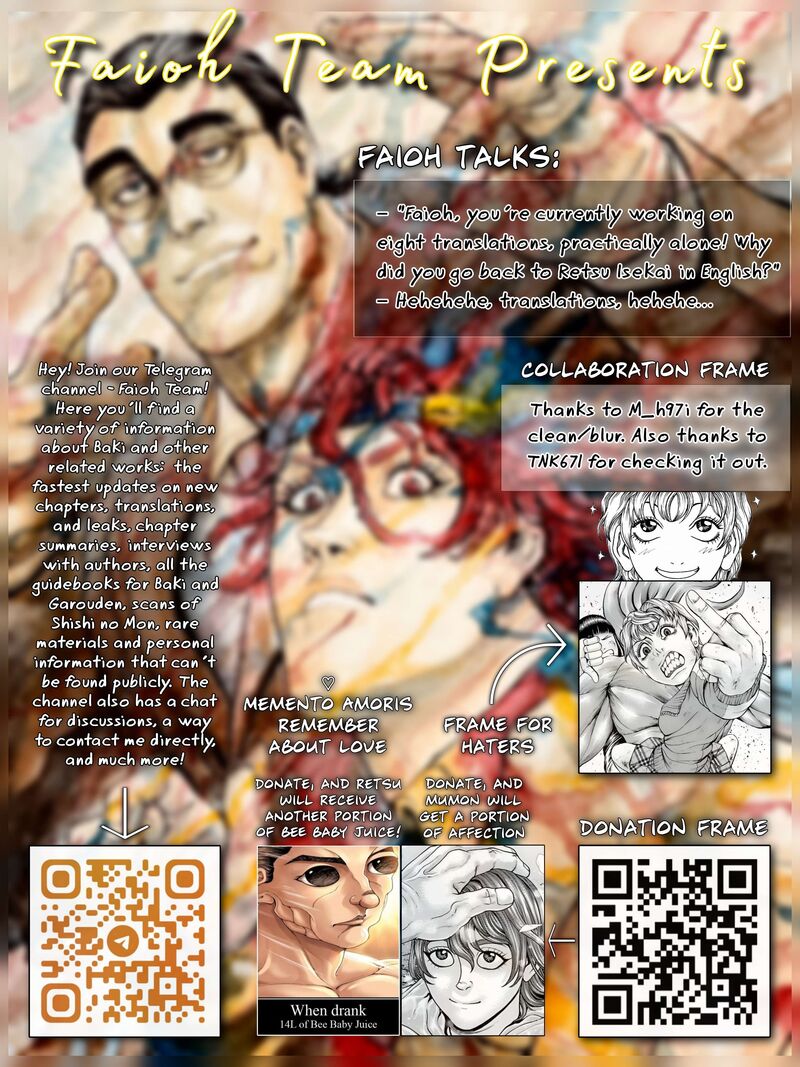 Baki Gaiden Retsu Kaioh Isekai Tensei Shitemo Ikkou Kamawan Chapter 67 Page 20