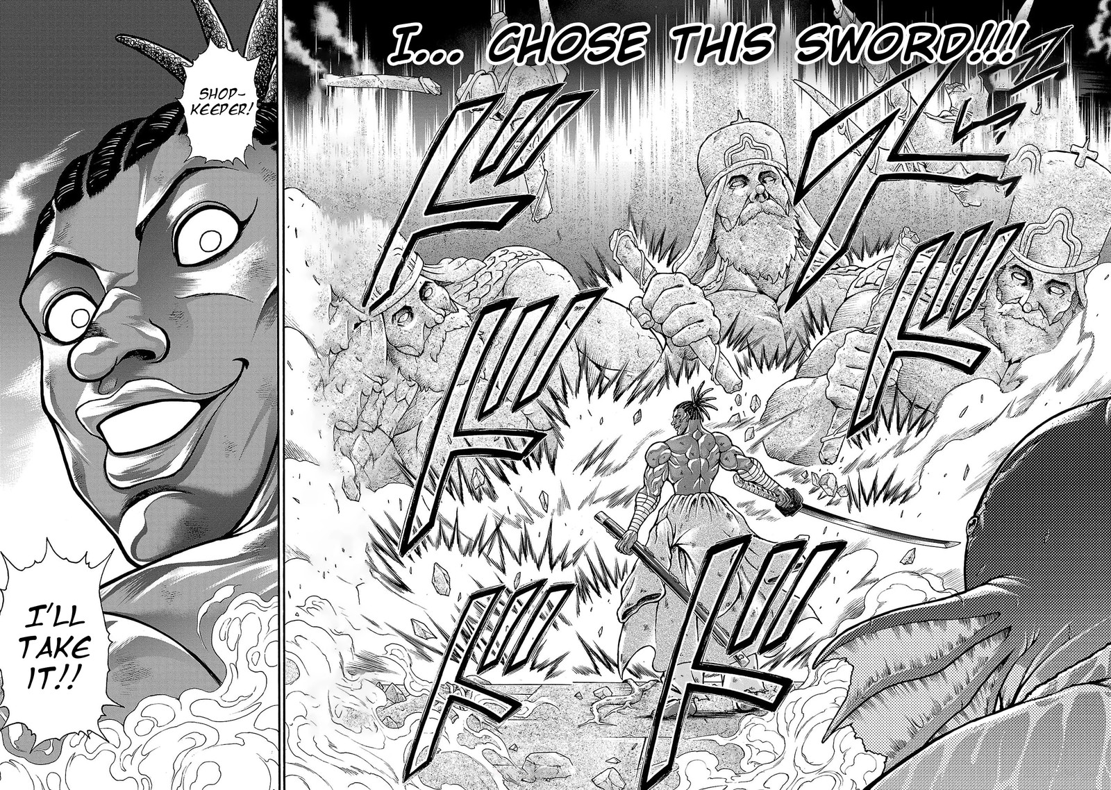 Baki Gaiden Retsu Kaioh Isekai Tensei Shitemo Ikkou Kamawan Chapter 70 Page 14