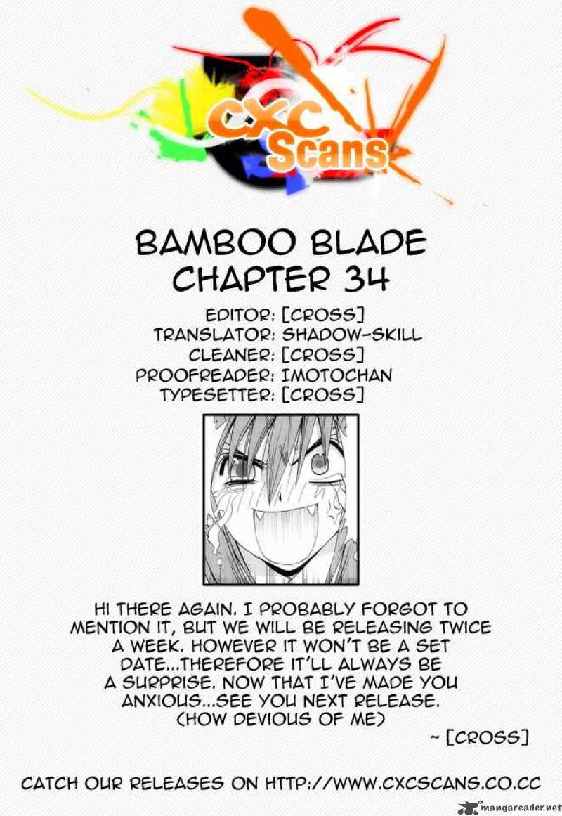 Bamboo Blade Chapter 34 Page 24