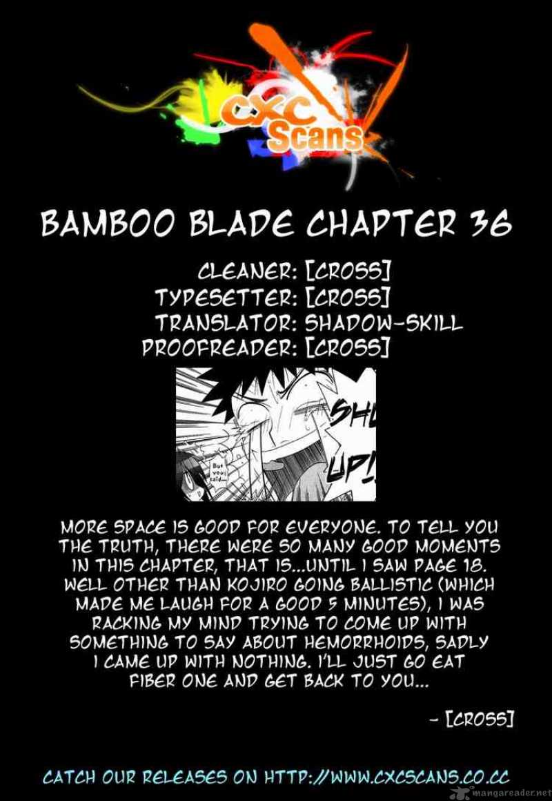 Bamboo Blade Chapter 36 Page 22