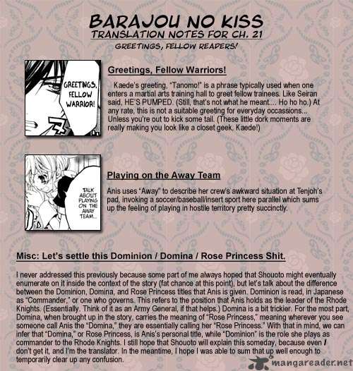 Barajou No Kiss Chapter 21 Page 41