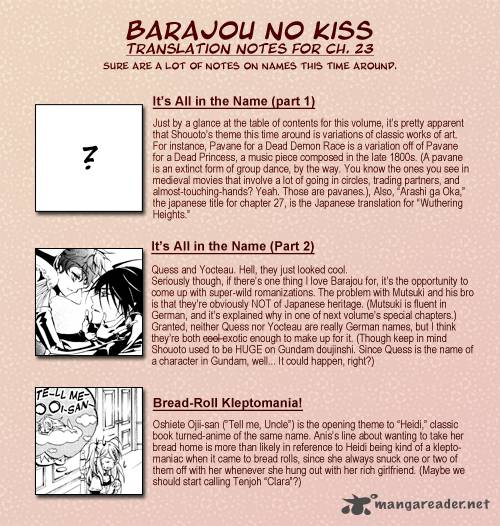 Barajou No Kiss Chapter 23 Page 41