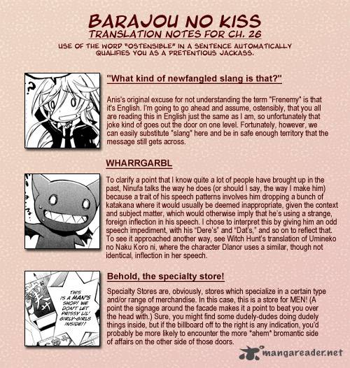 Barajou No Kiss Chapter 26 Page 32