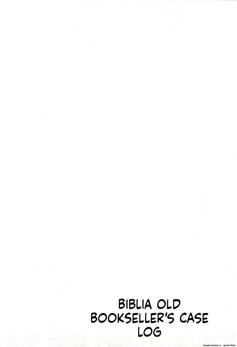 Biblia Koshodou No Jiken Techou Chapter 7 Page 4