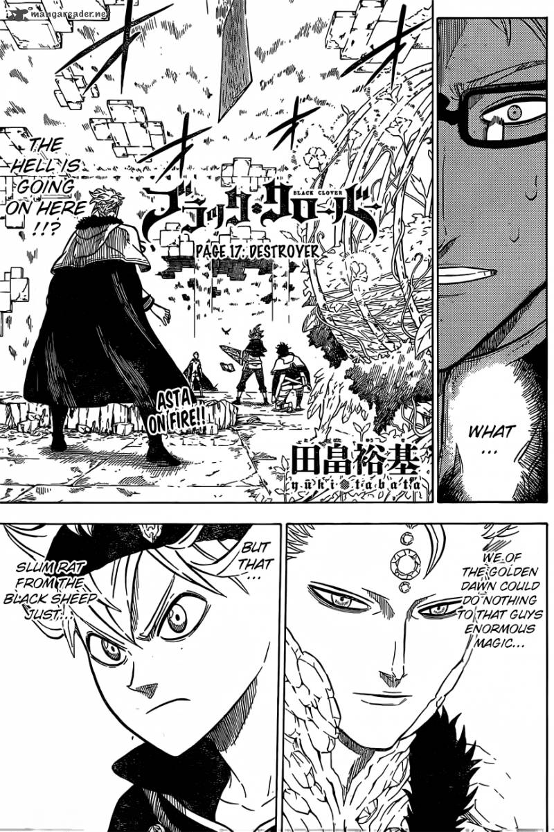 Black Clover Chapter 17 Page 1