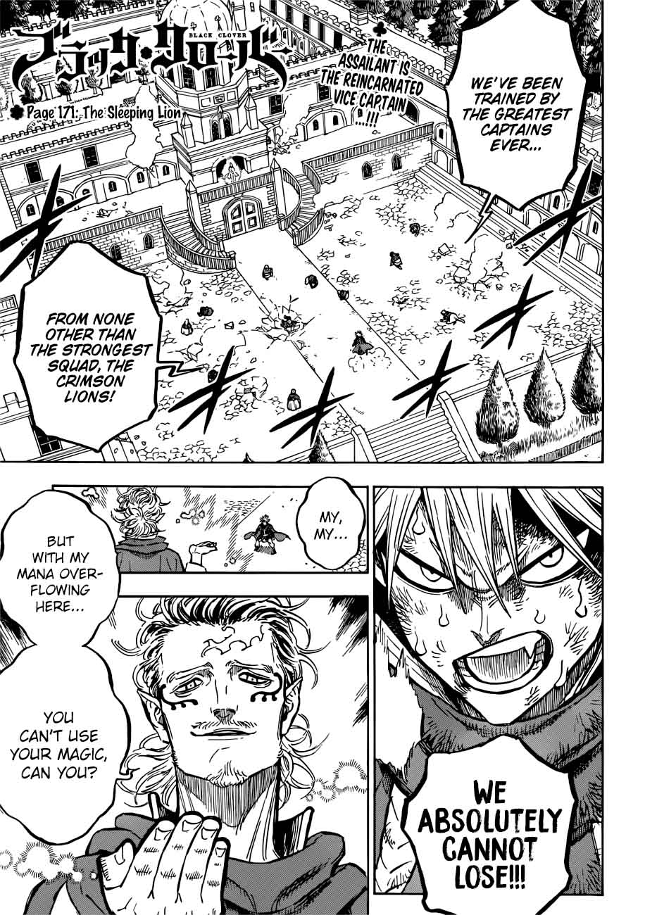 Black Clover Chapter 171 Page 1
