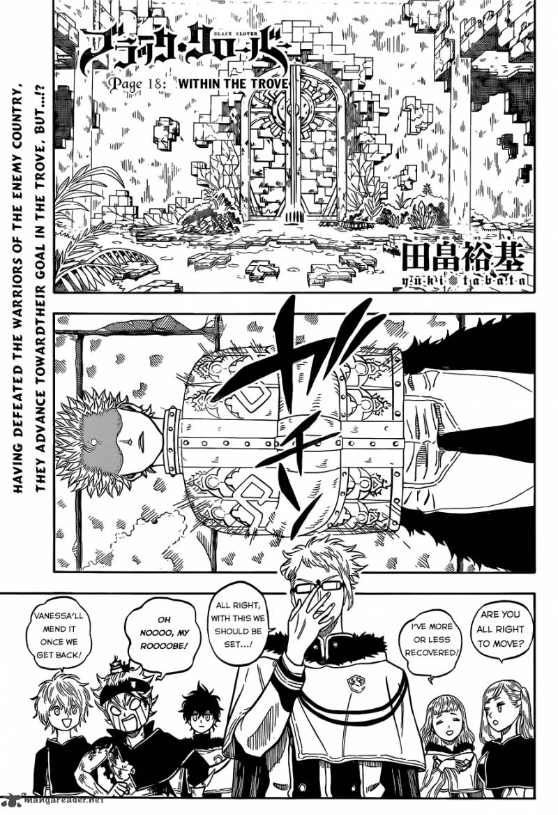 Black Clover Chapter 18 Page 1