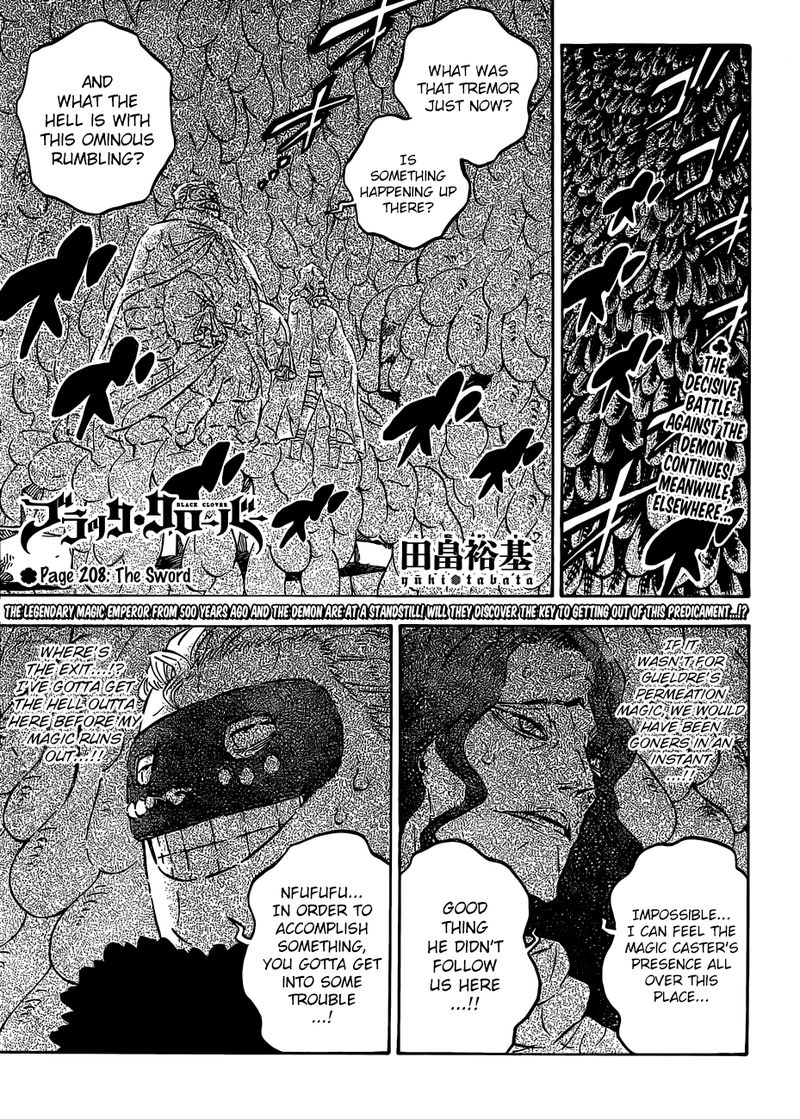 Black Clover Chapter 208 Page 1