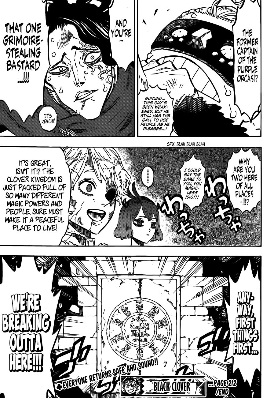 Black Clover Chapter 212 Page 15