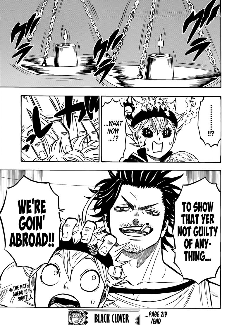Black Clover Chapter 219 Page 13