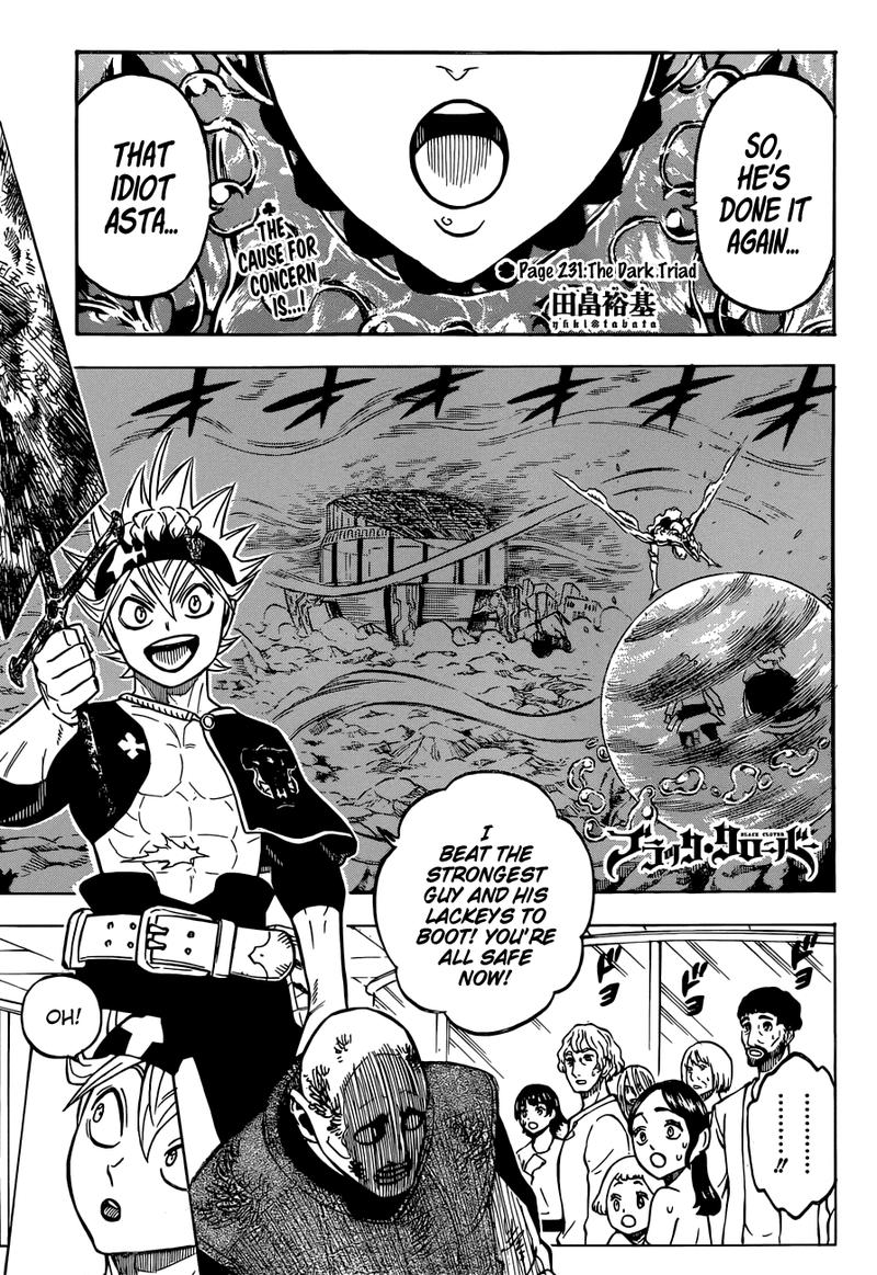 Black Clover Chapter 231 Page 1