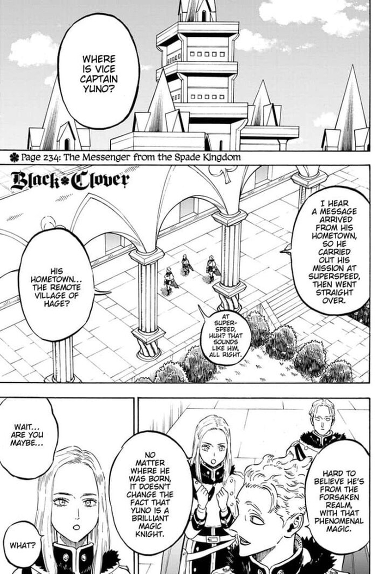 Black Clover Chapter 234 Page 1
