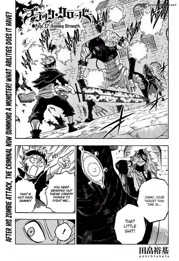 Black Clover Chapter 27 Page 2