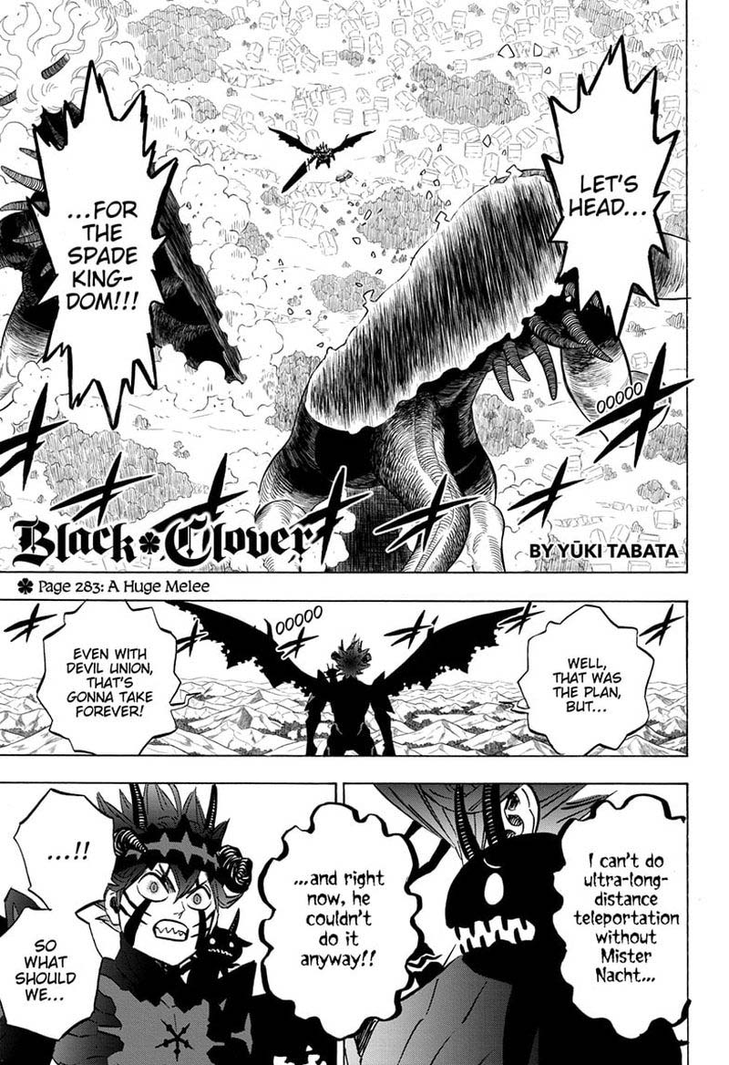 Black Clover Chapter 283 Page 1