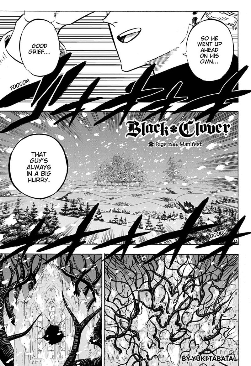 Black Clover Chapter 288 Page 1