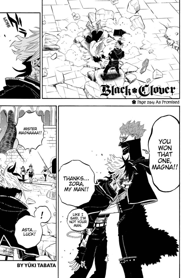 Black Clover Chapter 294 Page 1