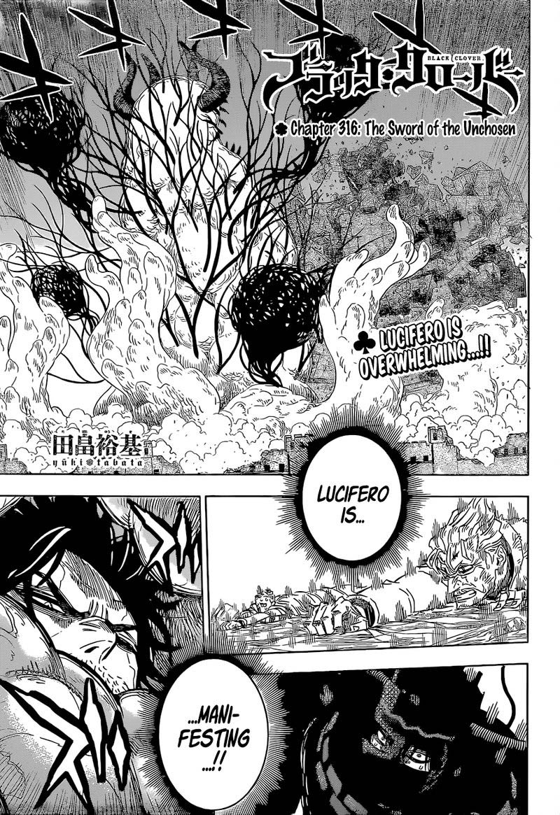 Black Clover Chapter 316 Page 1