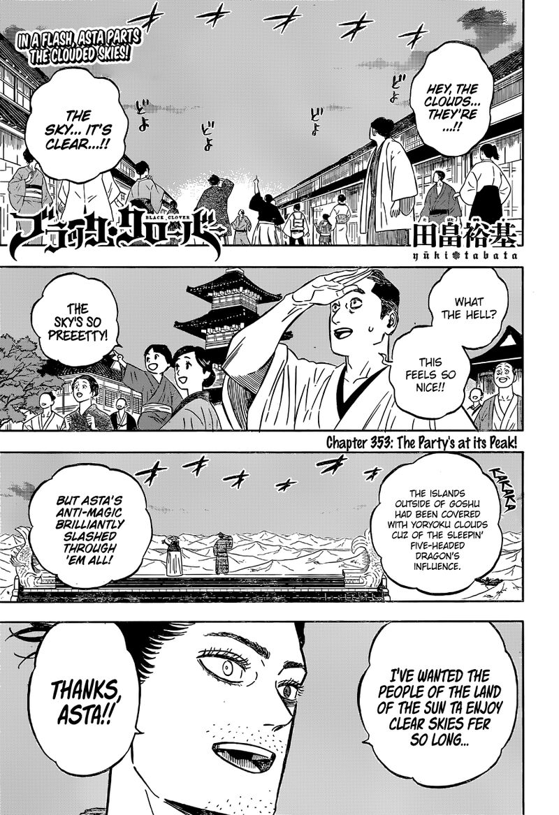 Black Clover Chapter 353 Page 1