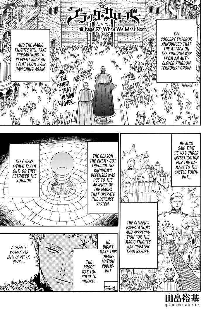Black Clover Chapter 37 Page 2