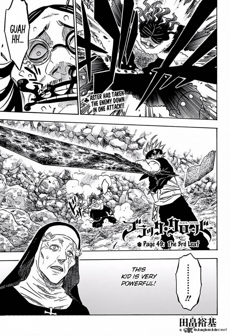 Black Clover Chapter 42 Page 1