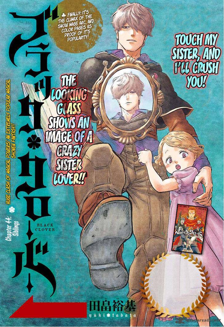 Black Clover Chapter 44 Page 1