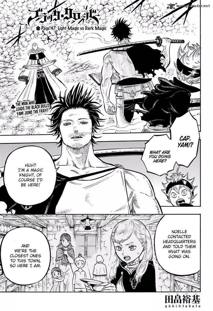 Black Clover Chapter 47 Page 1