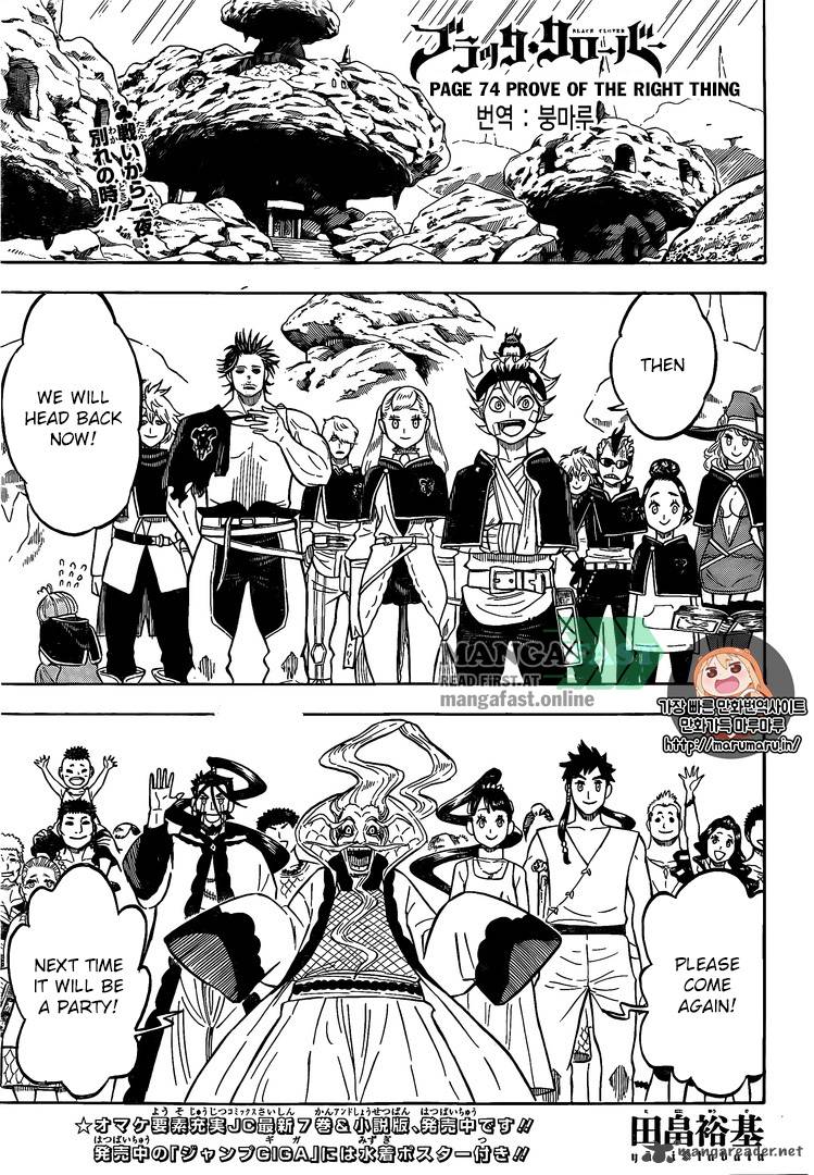 Black Clover Chapter 74 Page 2