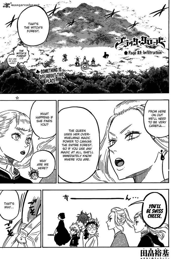 Black Clover Chapter 83 Page 1