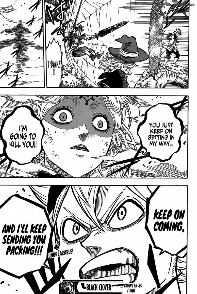 Black Clover Chapter 85 Page 18