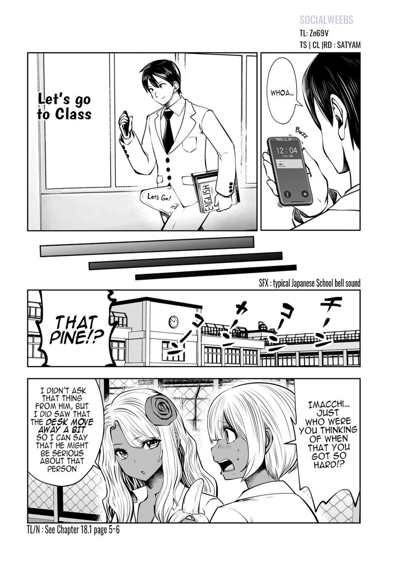 Black Gakkou Ni Tsutomete Shimatta Sensei Chapter 19d Page 1