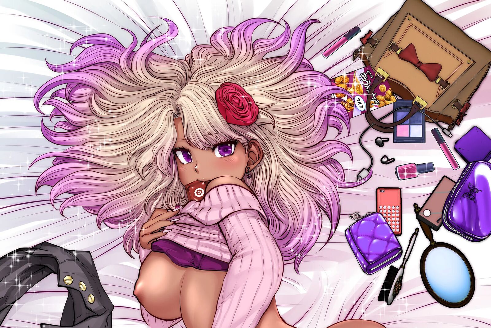 Black Gakkou Ni Tsutomete Shimatta Sensei Chapter 34 Page 79