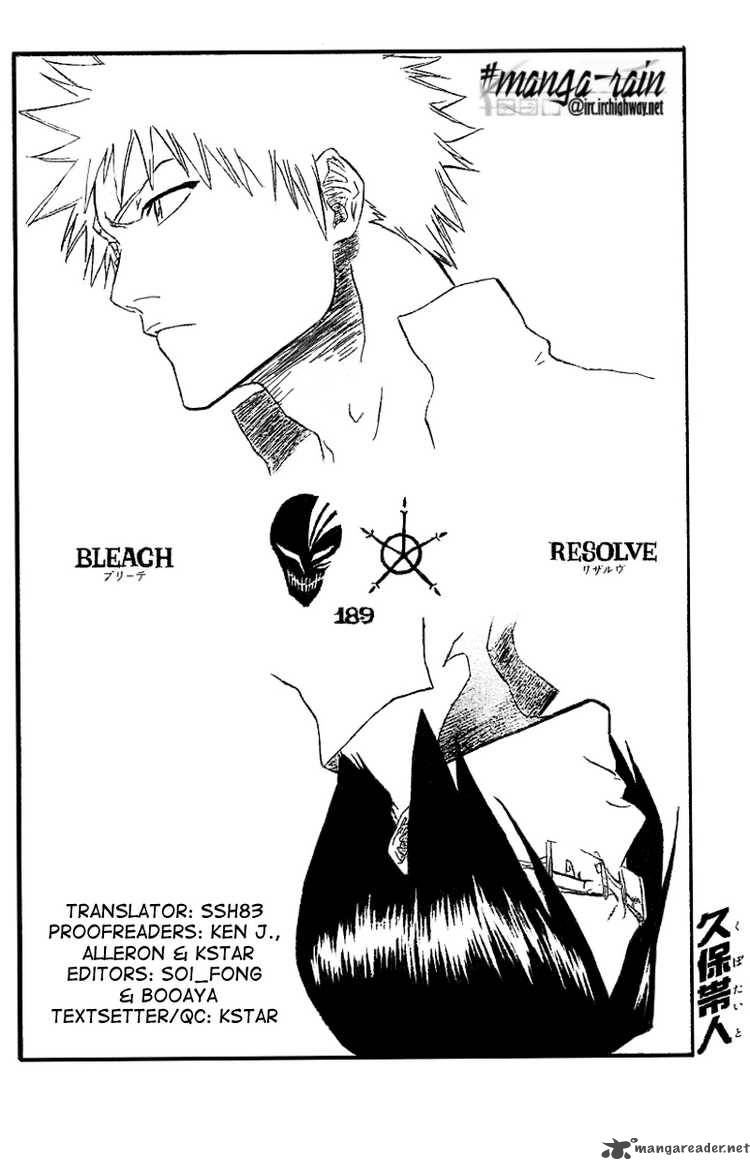 Bleach Chapter 189 Page 4