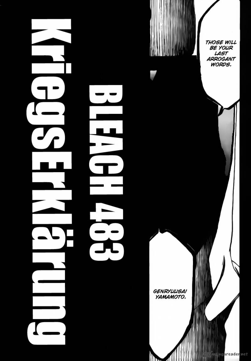 Bleach Chapter 483 Page 4