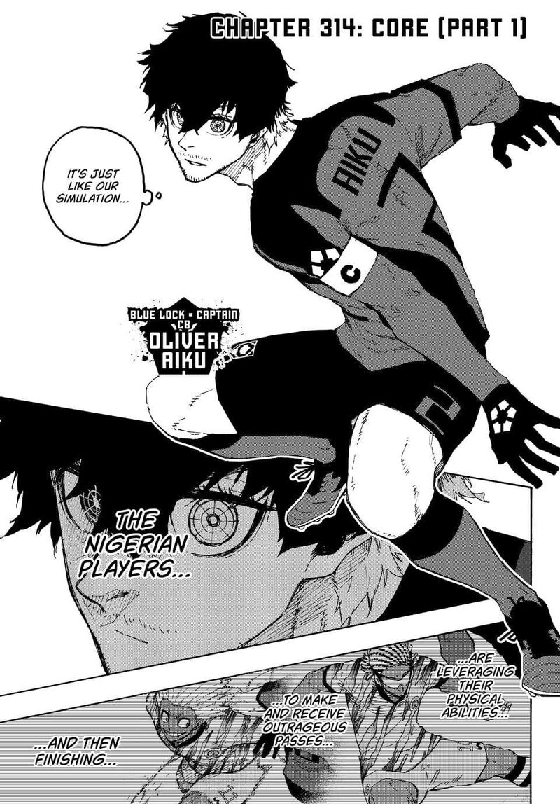 Blue Lock Chapter 314a Page 1