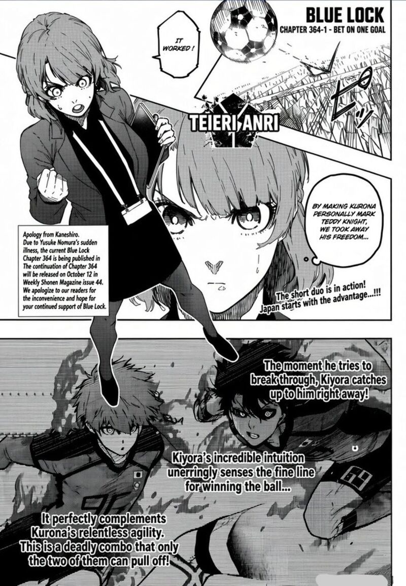 Blue Lock Chapter 364 Page 1