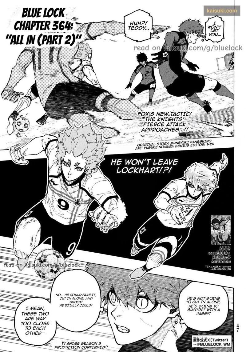 Blue Lock Chapter 364b Page 1
