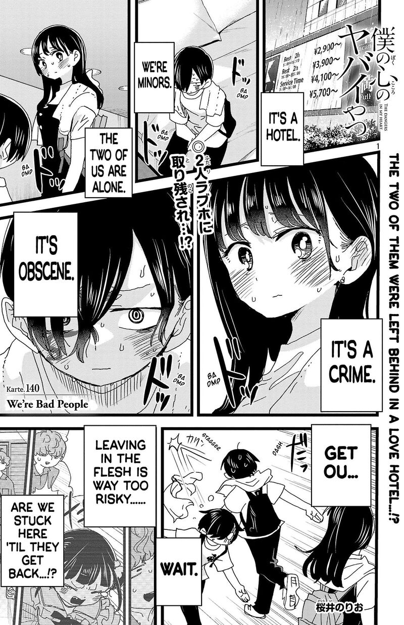 Boku No Kokoro No Yabai Yatsu Chapter 140 Page 2