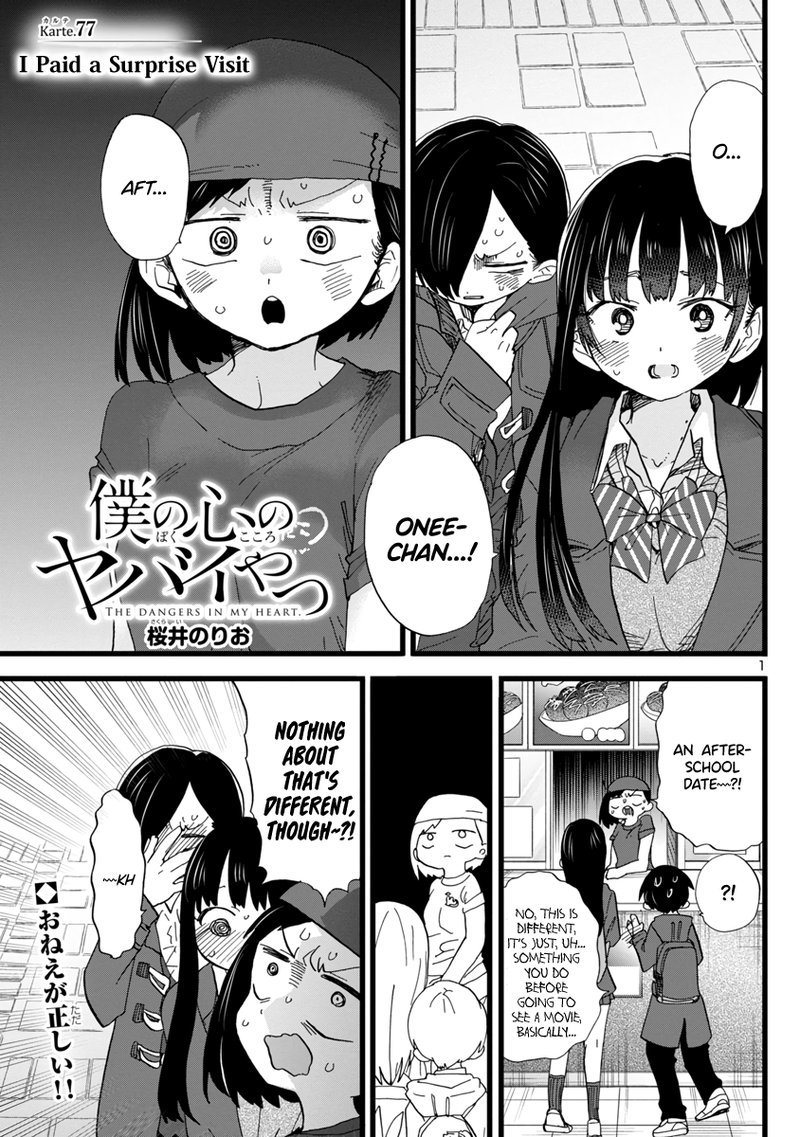 Boku No Kokoro No Yabai Yatsu Chapter 77 Page 2