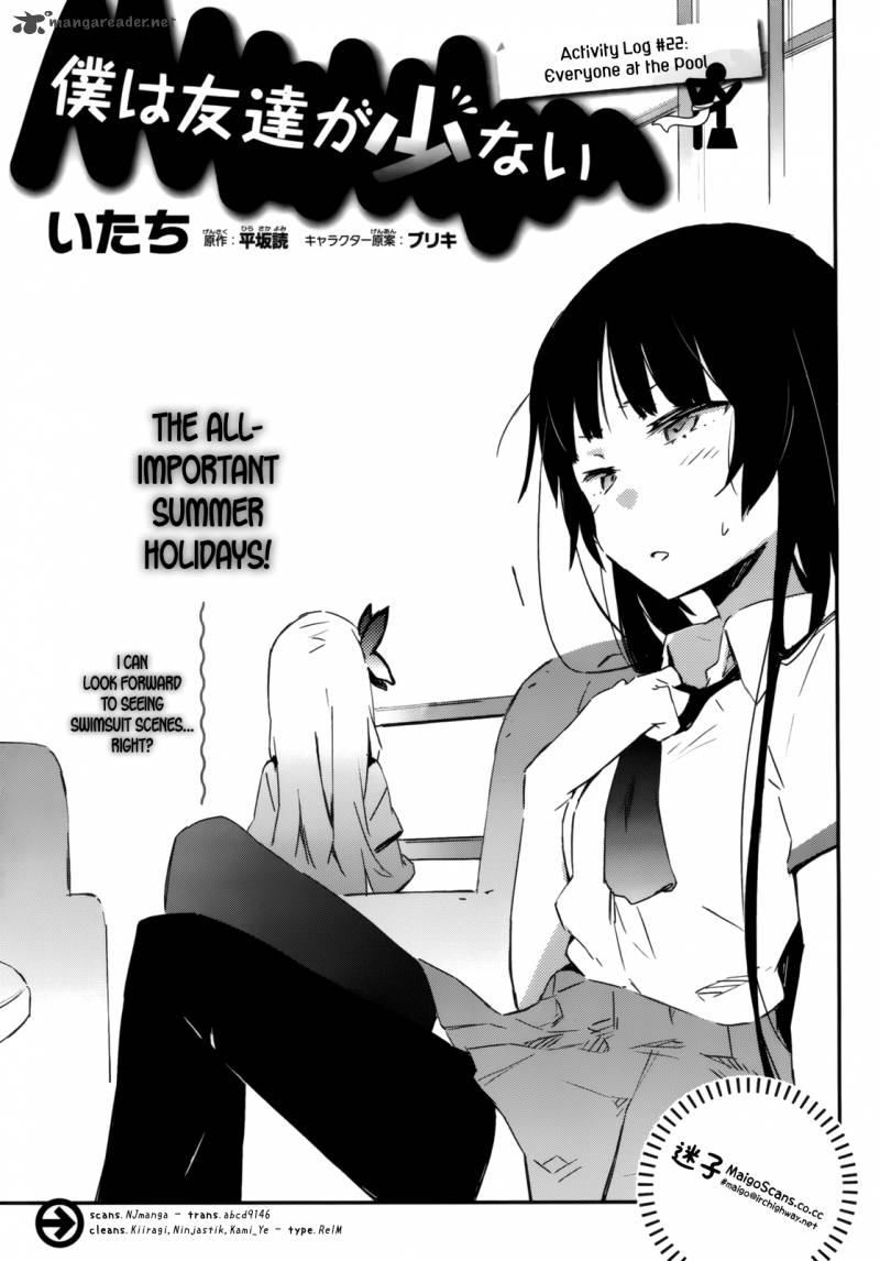 Boku Wa Tomodachi Ga Sukunai Chapter 22 Page 1