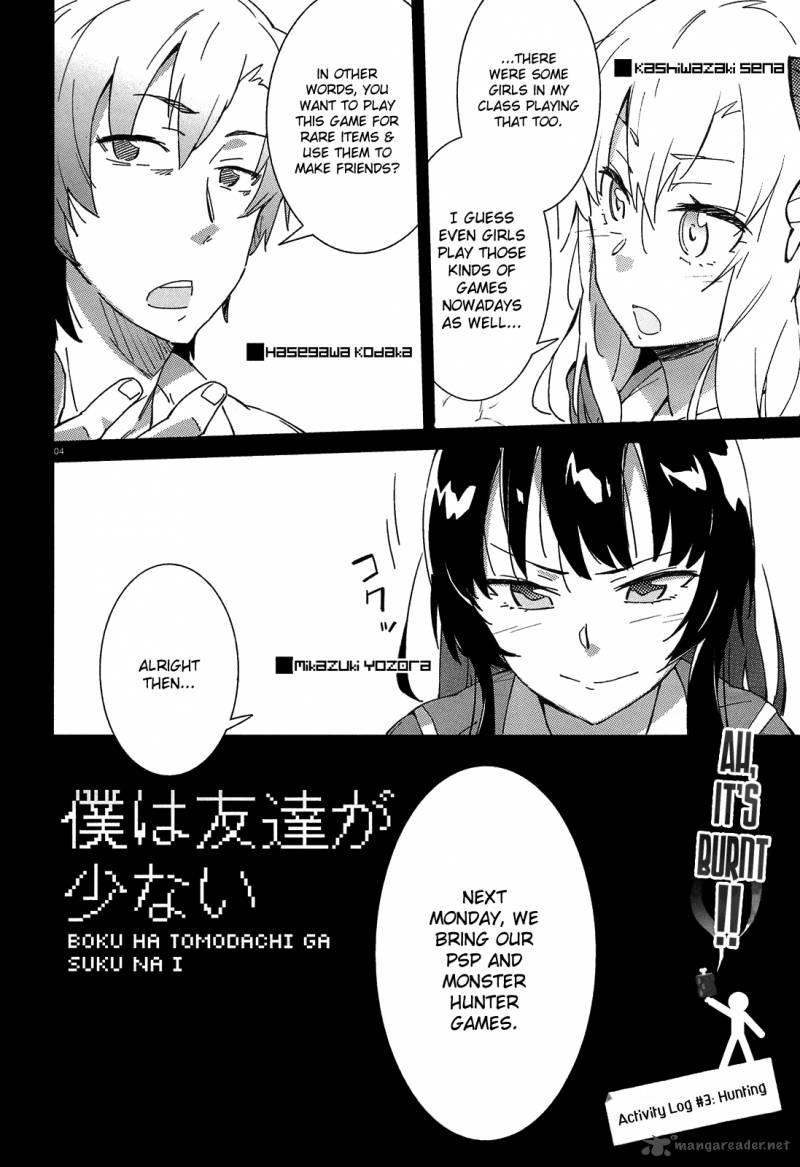 Boku Wa Tomodachi Ga Sukunai Chapter 3 Page 4
