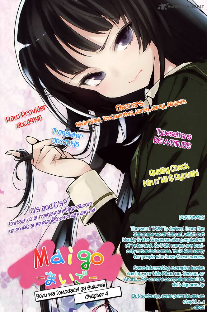 Boku Wa Tomodachi Ga Sukunai Chapter 4 Page 27