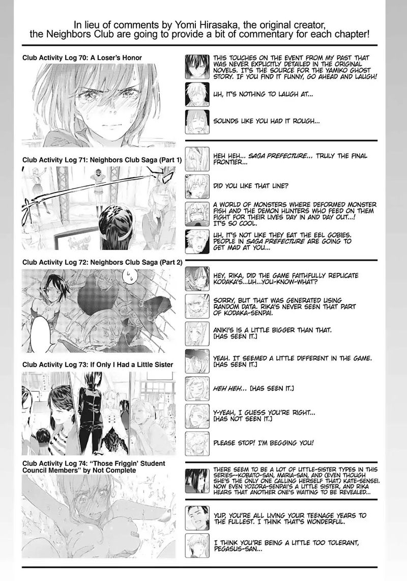 Boku Wa Tomodachi Ga Sukunai Chapter 74 Page 42
