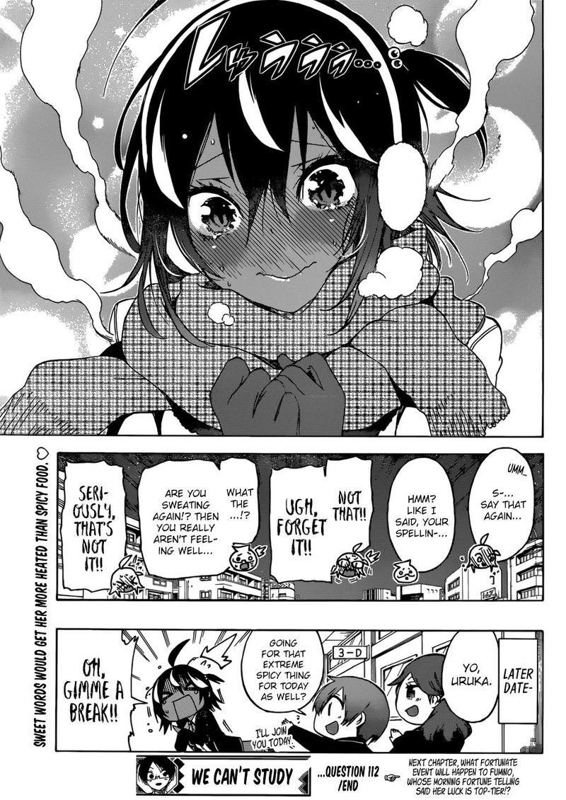 Bokutachi Wa Benkyou Ga Dekinai Chapter 112 Page 19