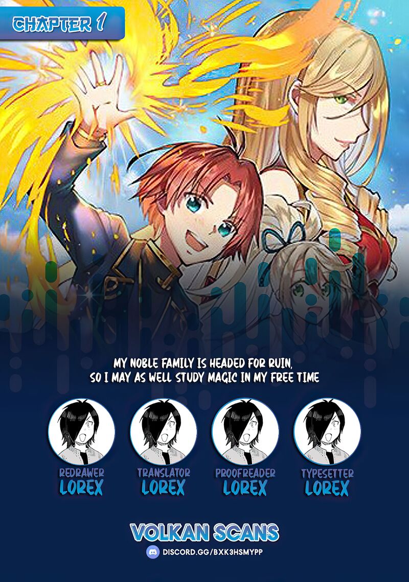 Botsuraku Yotei No Kizoku Dakedo Hima Datta Kara Mahou Wo Kiwamete Mita Chapter 1 Page 1