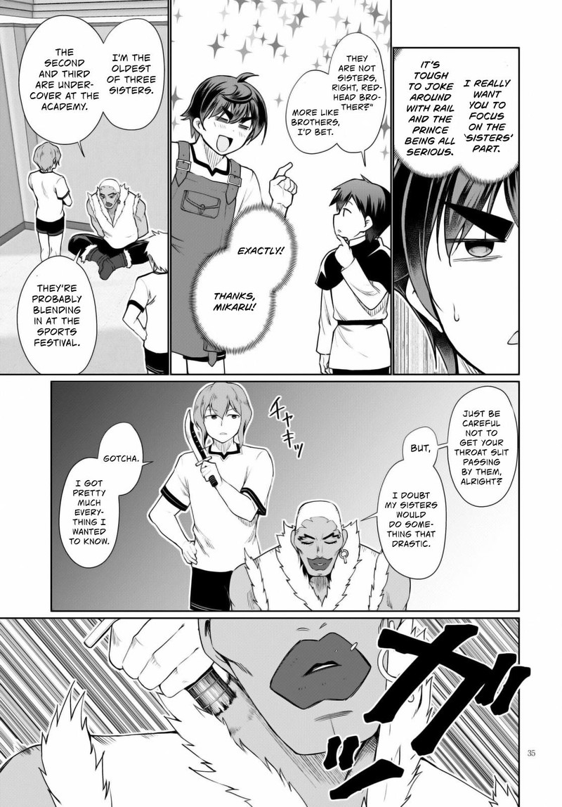 Botsuraku Youtei Nanode Kajishokunin Wo Mezasu Chapter 40 Page 35
