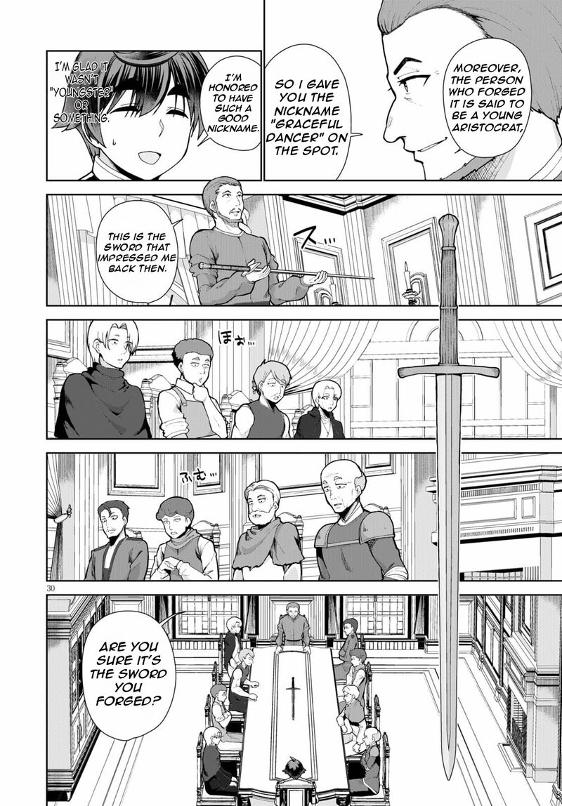 Botsuraku Youtei Nanode Kajishokunin Wo Mezasu Chapter 54 Page 33
