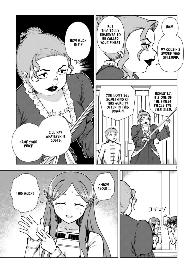 Botsuraku Youtei Nanode Kajishokunin Wo Mezasu Chapter 81 Page 9