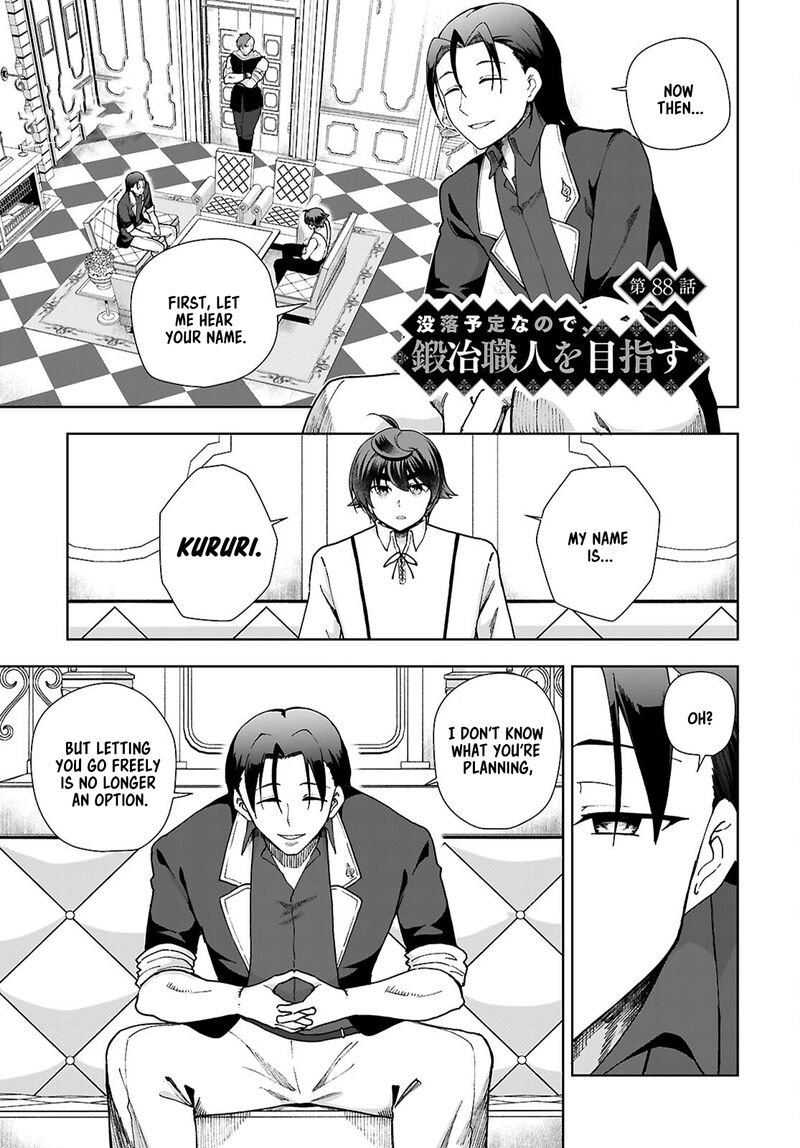 Botsuraku Youtei Nanode Kajishokunin Wo Mezasu Chapter 88 Page 1