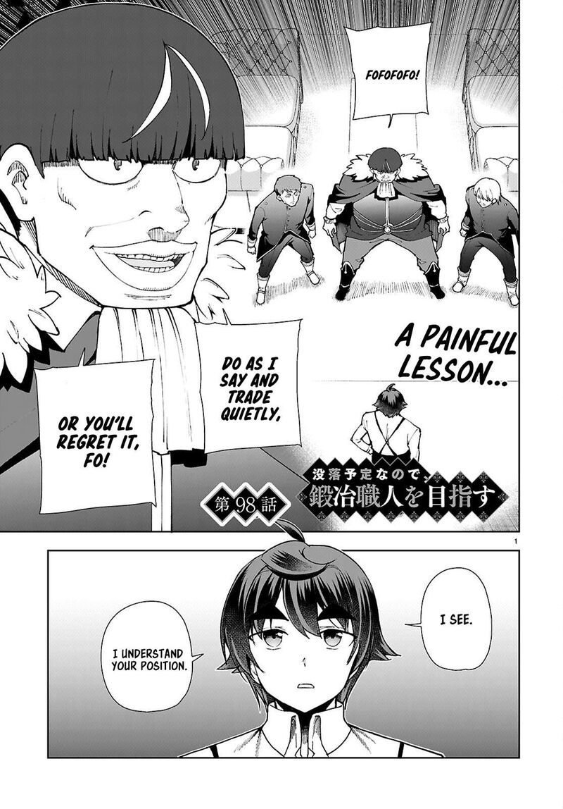 Botsuraku Youtei Nanode Kajishokunin Wo Mezasu Chapter 98 Page 1