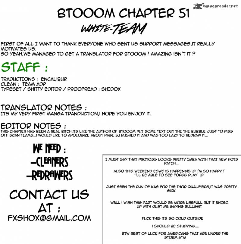 Btooom Chapter 51 Page 1